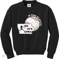 Is This Heaven? No It's Iowa Kids Sweatshirt thumb 0