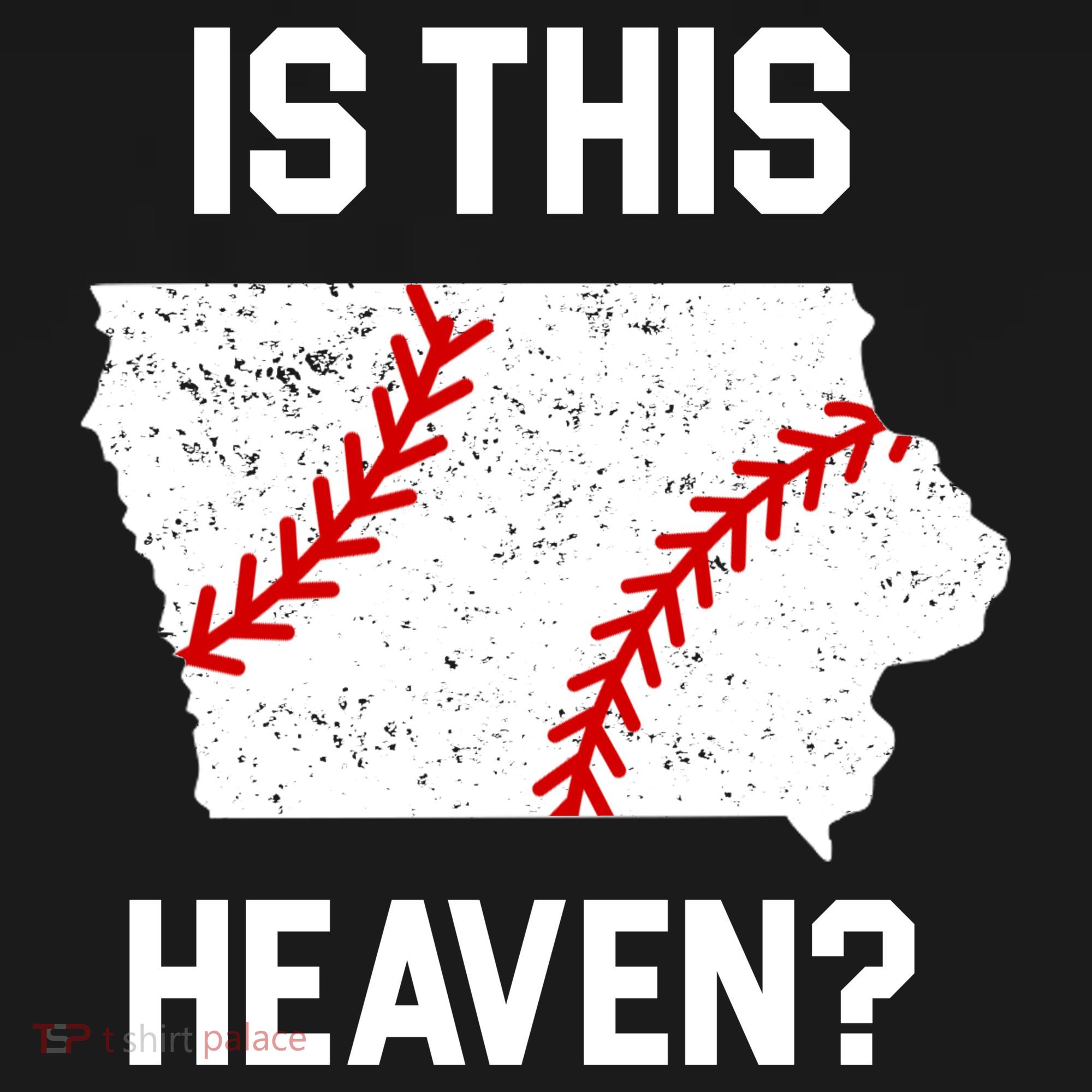 Is This Heaven Iowa Baseball Fan Backpack