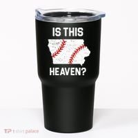 Is This Heaven Iowa Baseball Fan Tumbler thumb 0