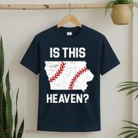 Is This Heaven Iowa Baseball Fan T-Shirt thumb 2