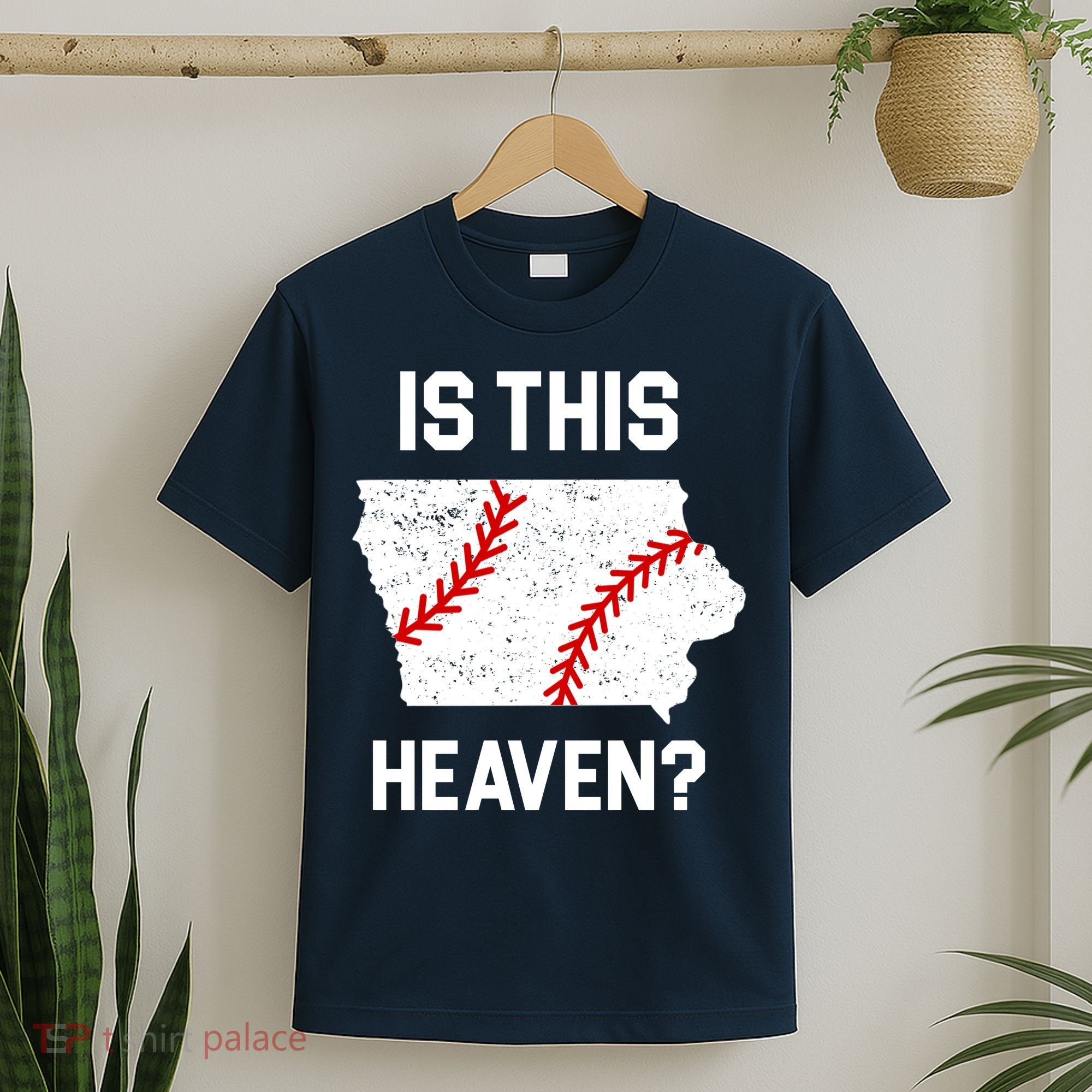 Is This Heaven Iowa Baseball Fan T-Shirt