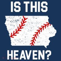 Is This Heaven Iowa Baseball Fan T-Shirt thumb 7