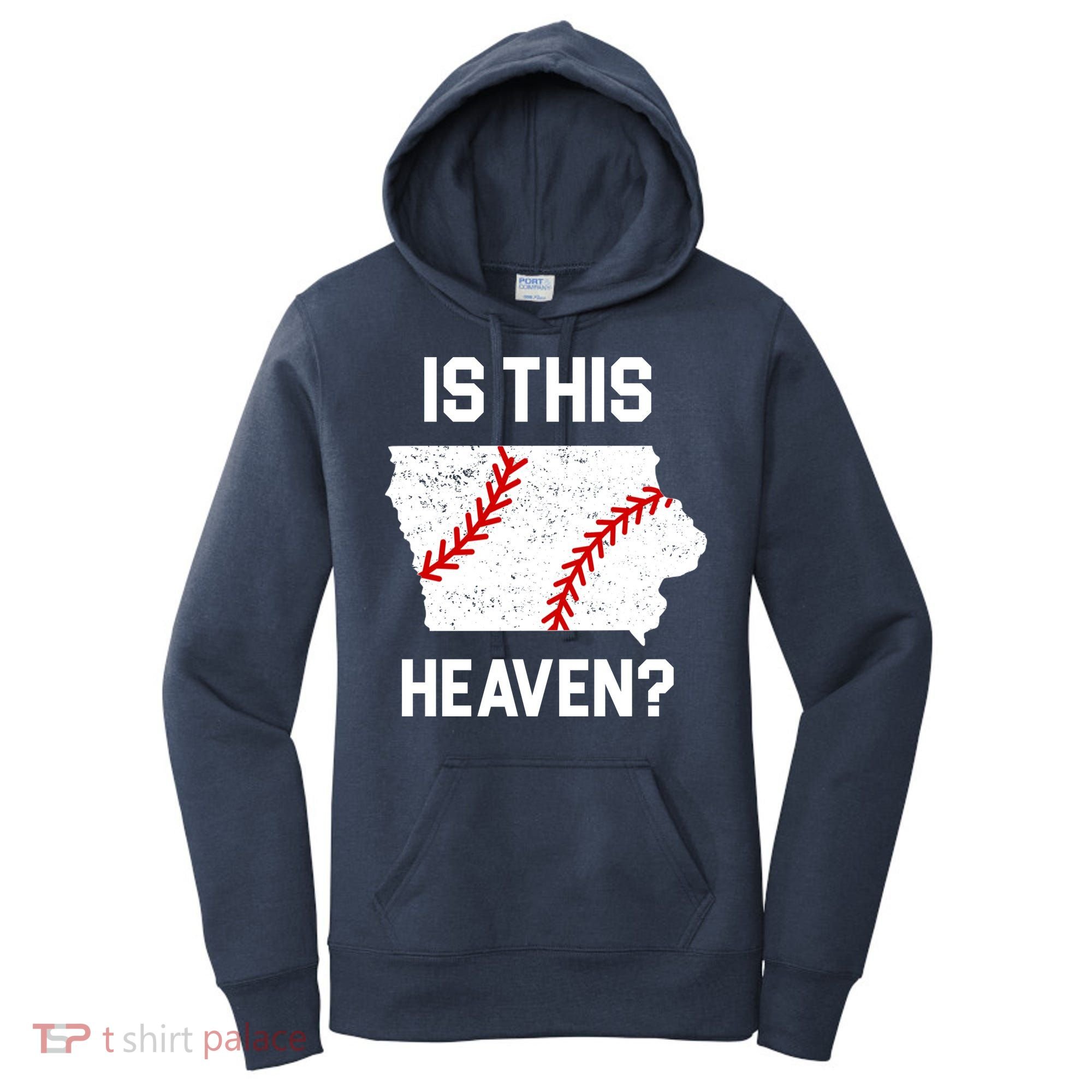 Is This Heaven Iowa Baseball Fan Women's Hoodie