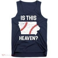 Is This Heaven Iowa Baseball Fan Tank Top thumb 0