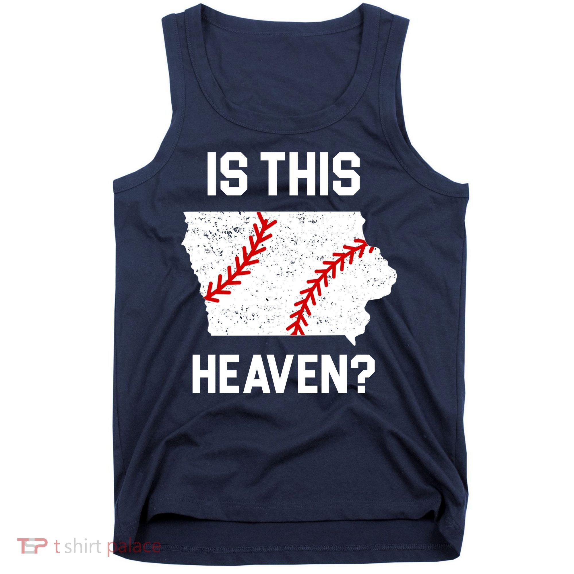 Is This Heaven Iowa Baseball Fan Tank Top