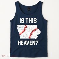 Is This Heaven Iowa Baseball Fan Tank Top thumb 2