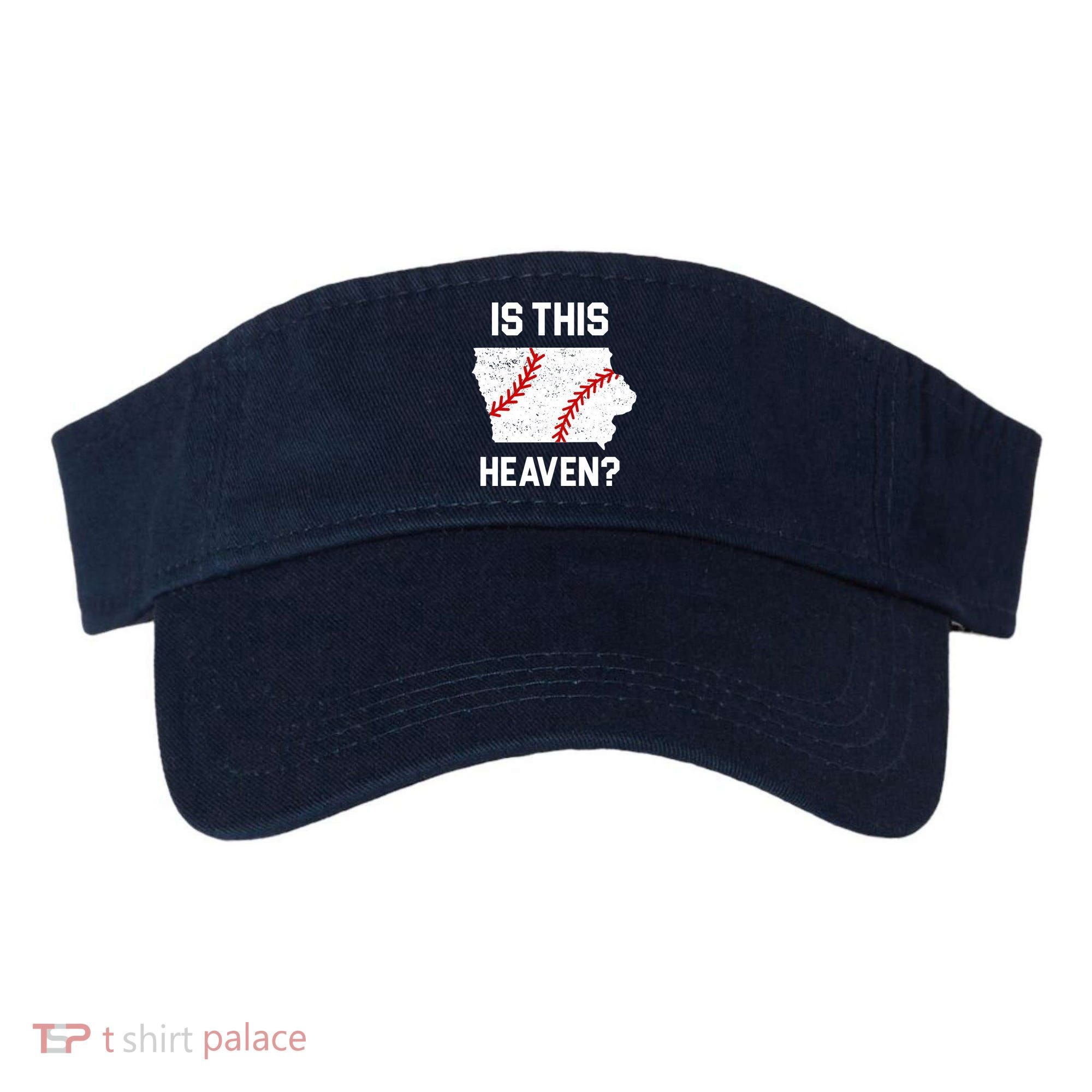 Is This Heaven Iowa Baseball Fan Visor