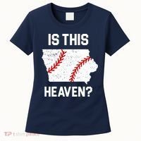Is This Heaven Iowa Baseball Fan Women's T-Shirt thumb 0