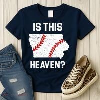 Is This Heaven Iowa Baseball Fan Women's T-Shirt thumb 3