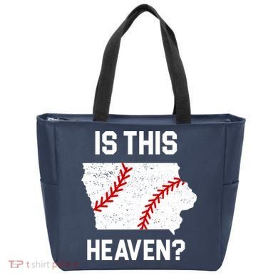 Is This Heaven Iowa Baseball Fan Tote Bag