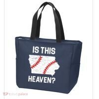 Is This Heaven Iowa Baseball Fan Tote Bag thumb 3