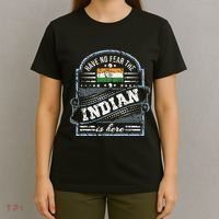 India T Have No Fear The Indian Is Here T-Shirt thumb 4