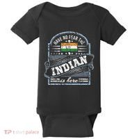 India T Have No Fear The Indian Is Here Baby Bodysuit thumb 0