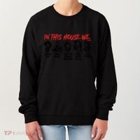 In This House We Horror Halloween Freddy Big Dream Myers Love Family C Women's Sweatshirt thumb 0