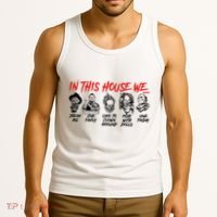 In This House We Horror Halloween Freddy Big Dream Myers Love Family C Tank Top thumb 3
