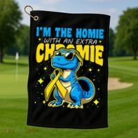 IM The Homie With Extra Chromie Down Syndrome Awareness Golf Towel thumb 1