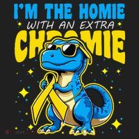 IM The Homie With Extra Chromie Down Syndrome Awareness Golf Towel thumb 3