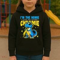 IM The Homie With Extra Chromie Down Syndrome Awareness Kids Hoodie thumb 3