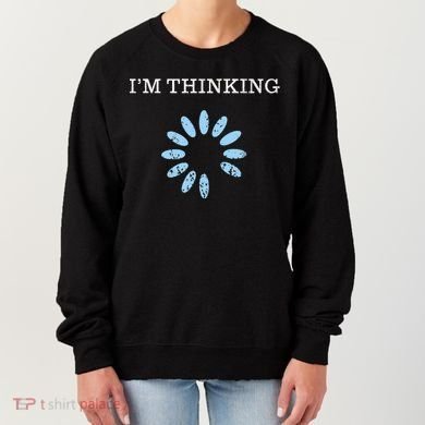 IM Thinking It Nerd Geeks Programmers Women's Sweatshirt