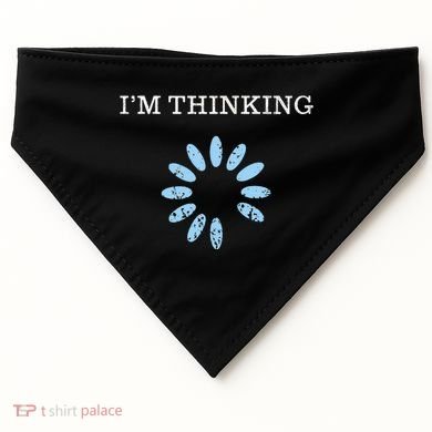 IM Thinking It Nerd Geeks Programmers USA-Made Doggie Bandana