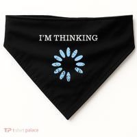IM Thinking It Nerd Geeks Programmers USA-Made Doggie Bandana thumb 0