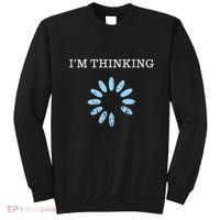 IM Thinking It Nerd Geeks Programmers Sweatshirt thumb 0