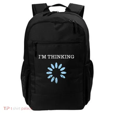 IM Thinking It Nerd Geeks Programmers Backpack