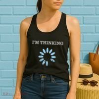 IM Thinking It Nerd Geeks Programmers Women's Tank Top thumb 2