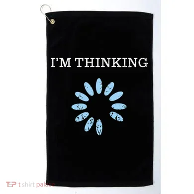 IM Thinking It Nerd Geeks Programmers Golf Towel