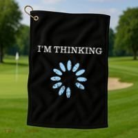 IM Thinking It Nerd Geeks Programmers Golf Towel thumb 1