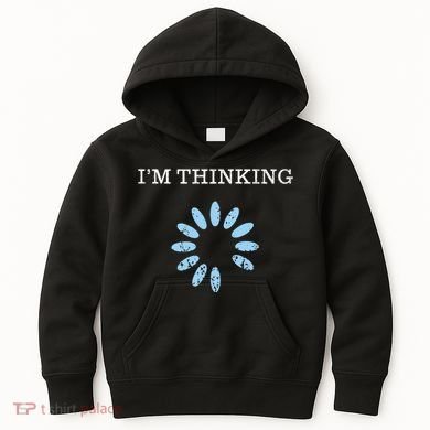 IM Thinking It Nerd Geeks Programmers Kids Hoodie