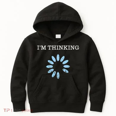IM Thinking It Nerd Geeks Programmers Kids Hoodie