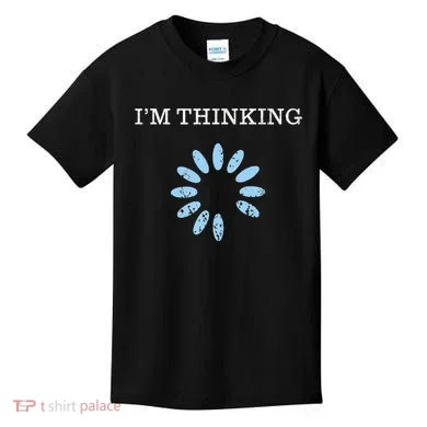 IM Thinking It Nerd Geeks Programmers Kids T-Shirt