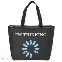 IM Thinking It Nerd Geeks Programmers Tote Bag thumb 0