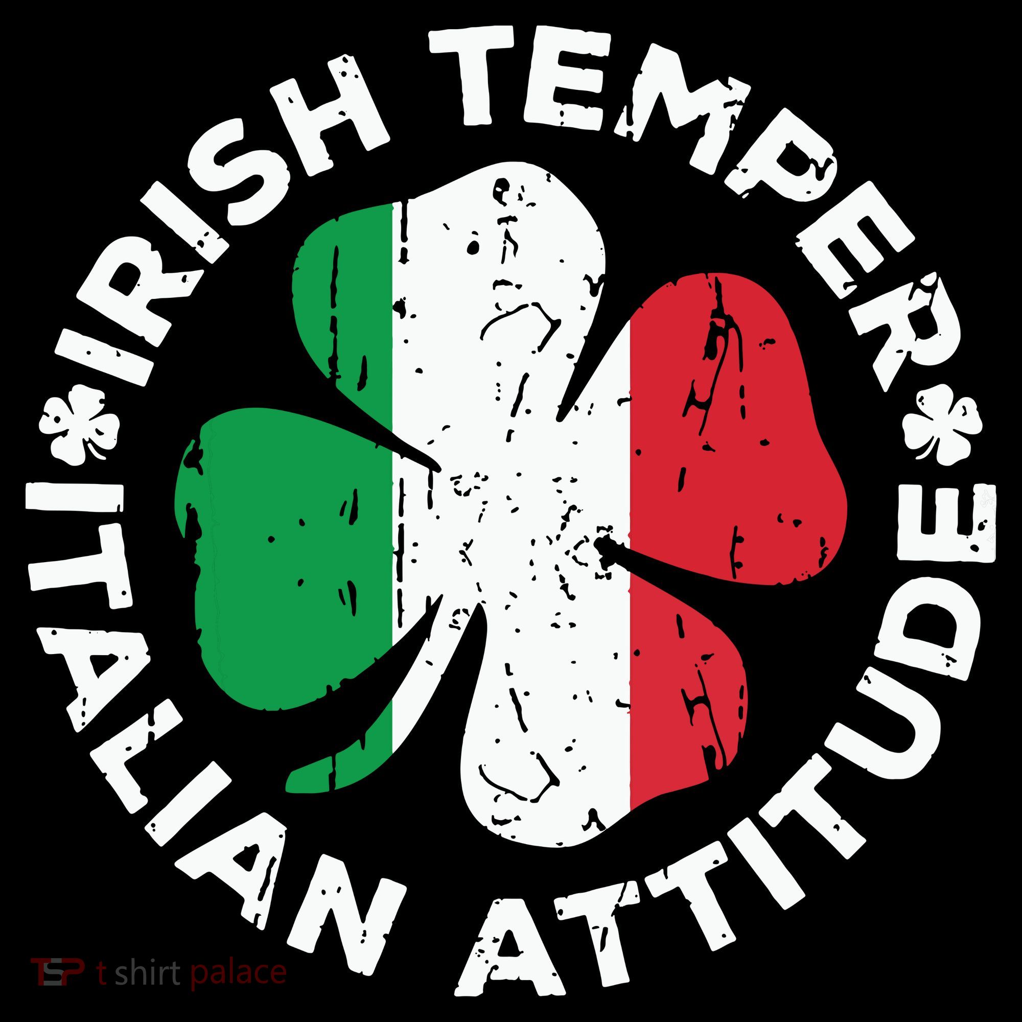 Irish Temper Italian Attitude St Patricks Day Sweatshirt