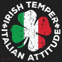 Irish Temper Italian Attitude St Patricks Day Beanie thumb 2