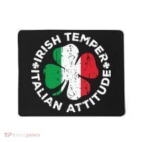 Irish Temper Italian Attitude St Patricks Day Mousepad thumb 0