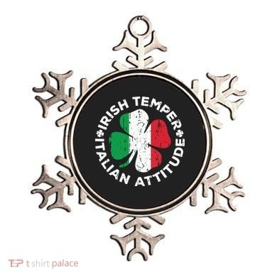 Irish Temper Italian Attitude St Patricks Day Ornament