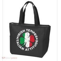 Irish Temper Italian Attitude St Patricks Day Tote Bag thumb 3