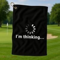 IM Thinking Golf Towel thumb 1