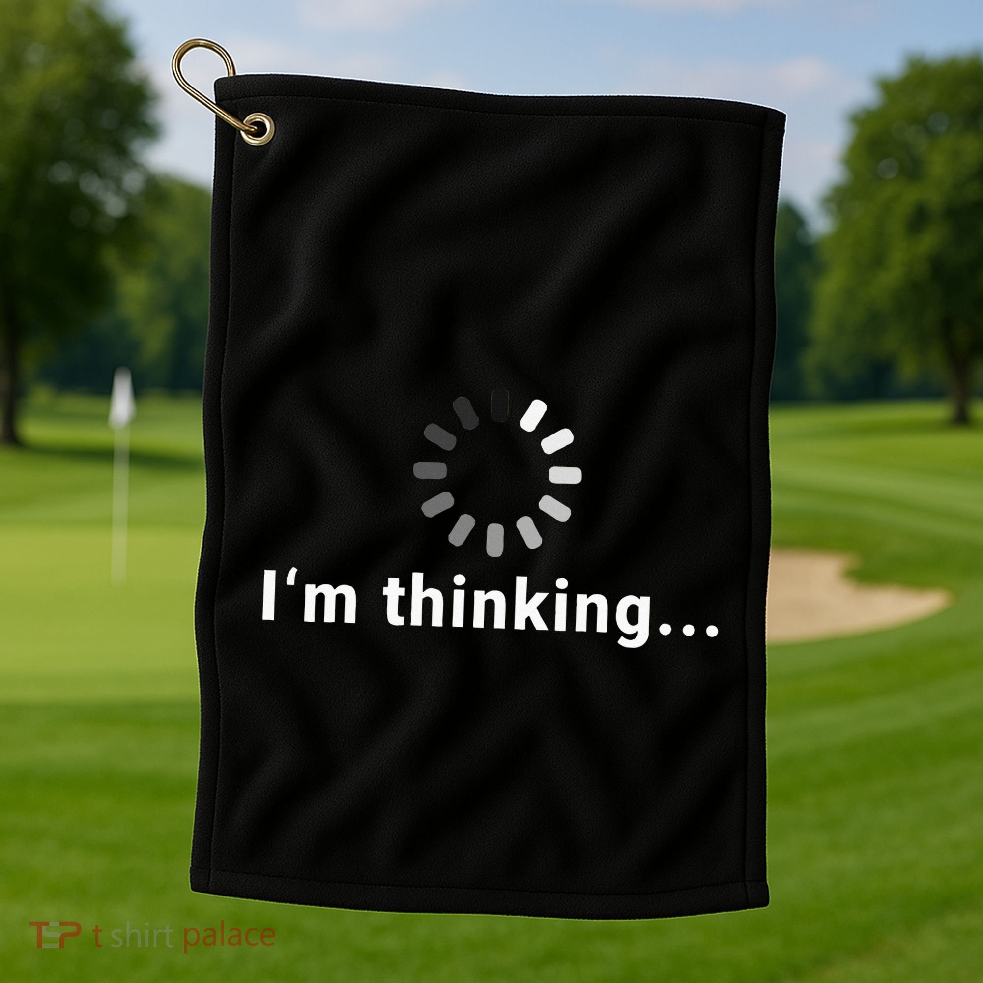 IM Thinking Golf Towel