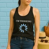 Im Thinking It Nerd Geeks Programmers Women's Tank Top thumb 2