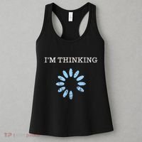 Im Thinking It Nerd Geeks Programmers Women's Tank Top thumb 3