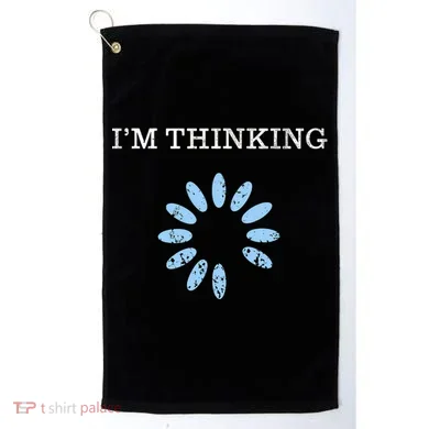 Im Thinking It Nerd Geeks Programmers Golf Towel