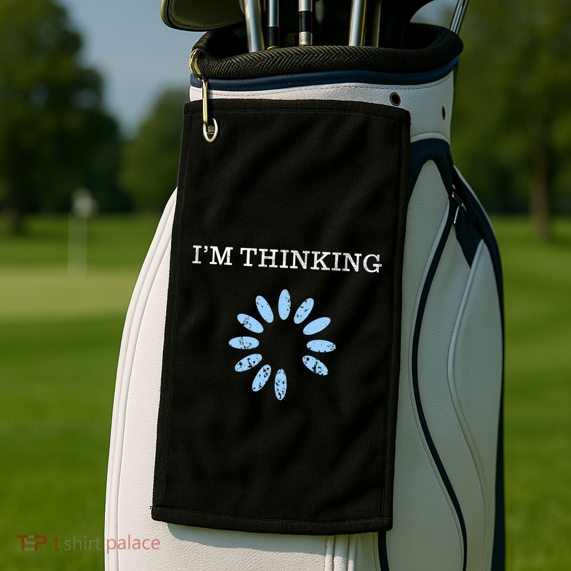 Im Thinking It Nerd Geeks Programmers Golf Towel