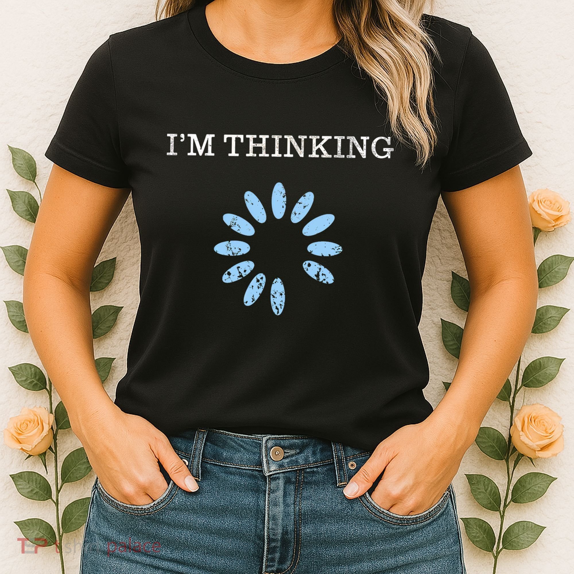 Im Thinking It Nerd Geeks Programmers Women's T-Shirt