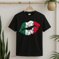 Italy T Italy Kiss Lips Italian Gift Italian T-Shirt thumb 2