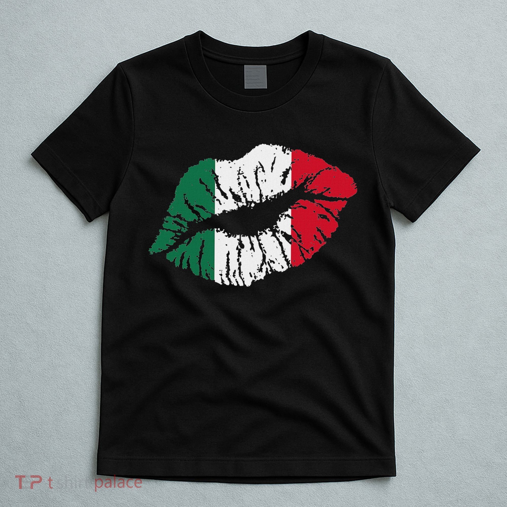 Italy T Italy Kiss Lips Italian Gift Italian T-Shirt