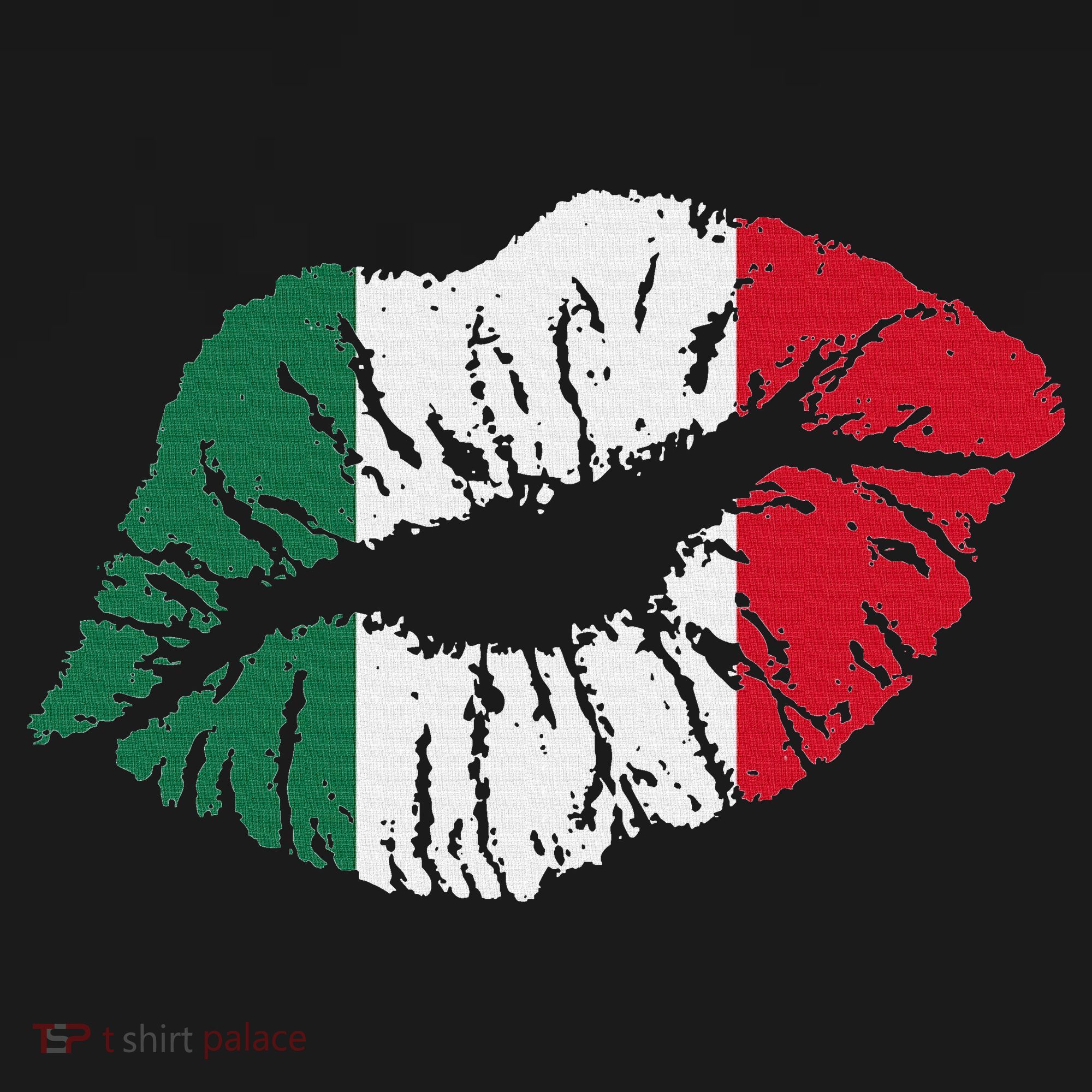 Italy T Italy Kiss Lips Italian Gift Italian Women's Hoodie