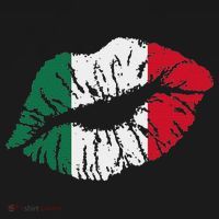 Italy T Italy Kiss Lips Italian Gift Italian Women's Tank Top thumb 5